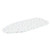 Table top ironing board with white and pastel patterned cover, size 73 x 31 cm