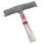 Grey microfibre spray window cleaning tool with pink button, shown on white background