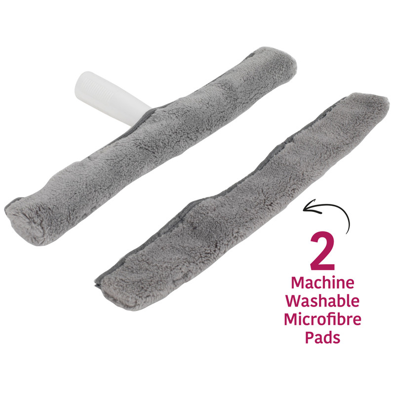 Telescopic Window Cleaning Kit + Soft Microfibre Cloths - Kleva