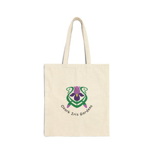 Ozark Iris Gardens Cotton Canvas Tote Bag - Eco-Friendly Shopping and Garden Companion Ozark Iris Gardens Cotton Canvas Tote Bag - Eco-Friendly Shopping and Garden Companion