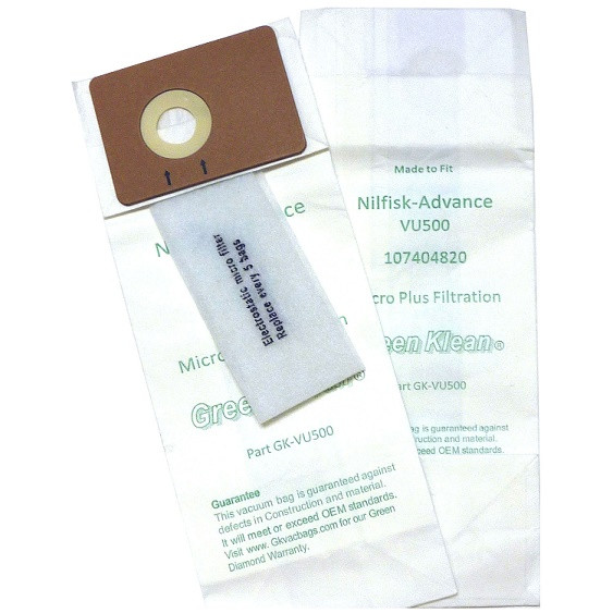 Nilfisk VU500 Dustbags 10pk