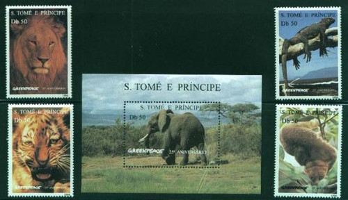 St. Thomas Greenpeace Wildlife Set 1237-41