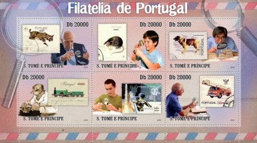 St Thomas - Portugal Stamp Collecting - 6 Mint Stamp Sheet ST10510a