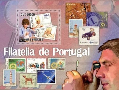 St Thomas - Portugal Stamps - Mint Stamp Souvenir Sheet - ST10510b