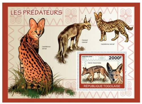 Togo - Wild Animals - Mint Stamp Souvenir Sheet 20H-055