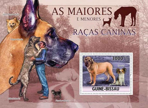 Guinea-Bissau - Dogs - Mint Stamp S/S MNH - GB10501b
