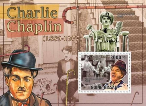 Guinea-Bissau - Charlie Chaplin Mint Stamp S/S GB10508b