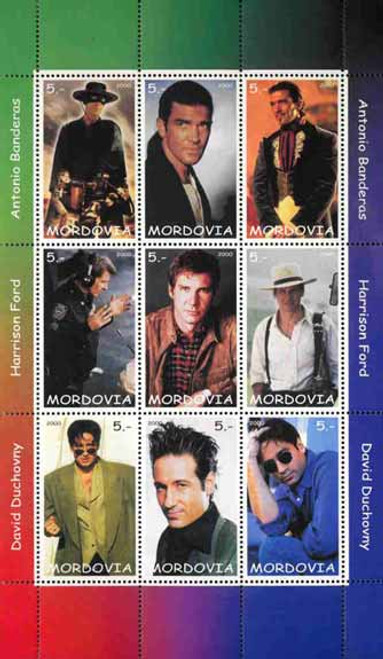 Famous Actors on Stamps 613