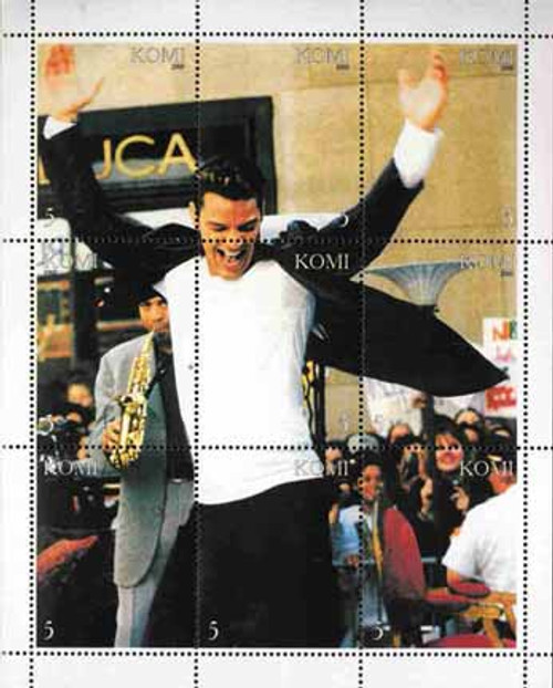 Ricky Martin on Stamps - 9 Stamp Mint Sheet 787