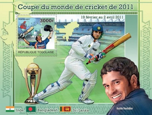 Togo - Cricket World Cup - Mint Stamp S/S 20H-133