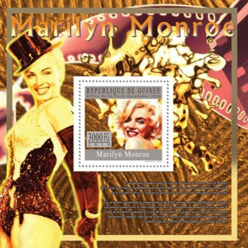Guinea - Marilyn Monroe - Mint Stamp S/S - 7B-1355