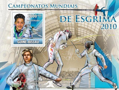 Guinea-Bissau - Fencing - Mint Stamp Souvenir Sheet GB10715b