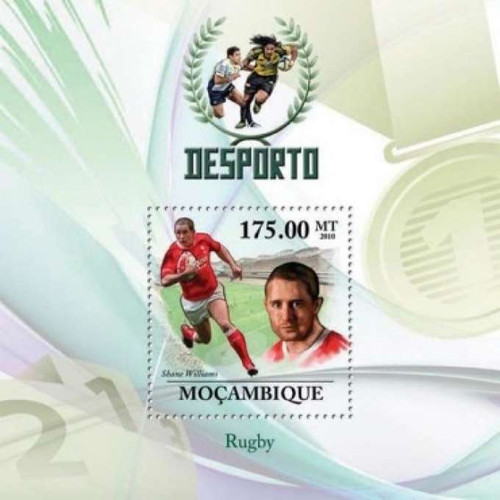 Mozambique - Rugby on Stamps - Mint Stamp Souvenir Sheet 13A-443