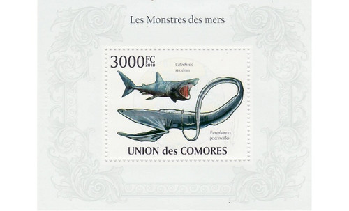 Comoros - Sea Monsters - Mint Stamp Souvenir Sheet 3E-299