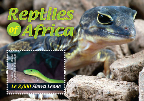 Sierra Leone - Reptiles - Mint Stamp S/S SIE1113S