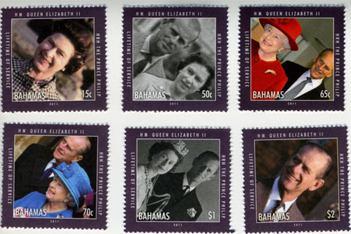 Bahamas - Queen Elizabeth II 6 Stamp Set BAH1102C