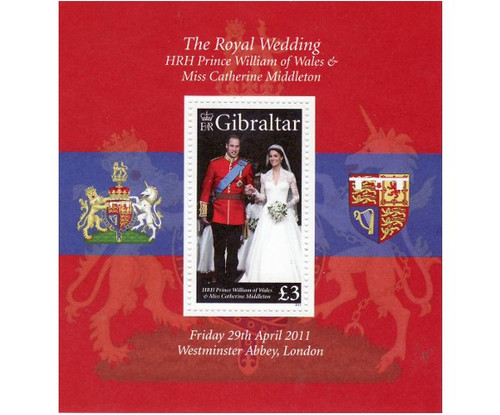 Gibraltar - Royal Wedding - Mint Stamp S/S GIB1105