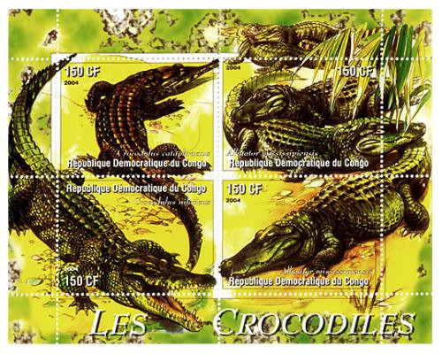 Crocodiles On Stamps 104-15