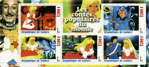 Cinderella Animation Stamp Sheet M0529