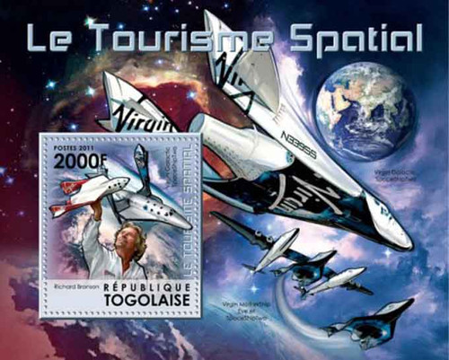 Togo - Space Tourism - Souvenir Mint Sheet - 20H-355