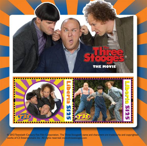 Liberia - Three Stooges The Movie - Larry, Moe & Curly - LIB1203S