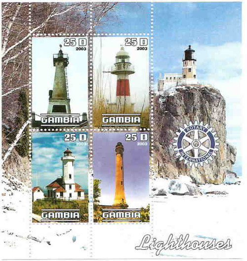 Lighthouses - Mint Sheet of 4 - MNH - 9701