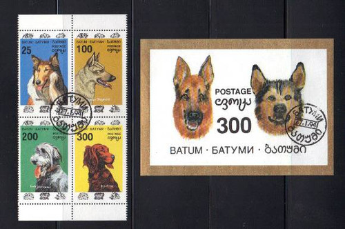 Dogs -  Collie, German Shepherd, Irish Wolfhound, Red Setter - 2H-009