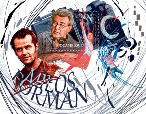 Mozambique - Film Director Milos Forman - Souvenir Sheet 13A-893