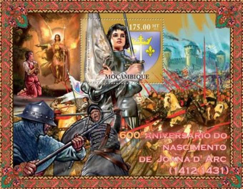 Mozambique - Joan of Arc Anniversary - Stamp Souvenir Sheet 13A-895