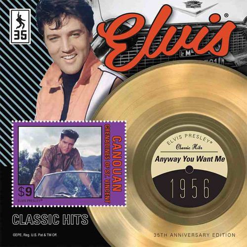 St. Vincent - Elvis Presley "Anyway You Want Me" Stamp S/S - SGC1210