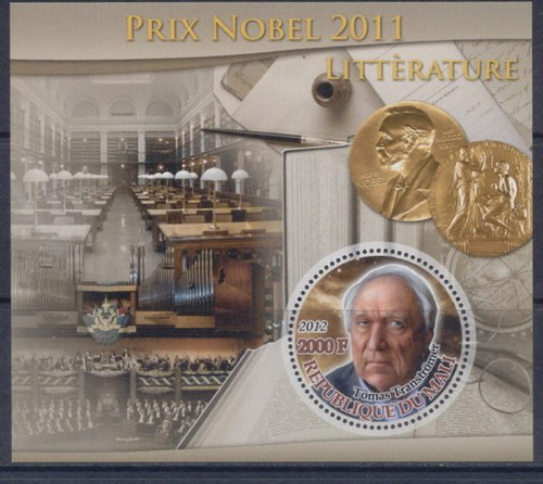 Mali - Literature Nobel Prize Winner - Mint Souvenir Sheet - 13H-316
