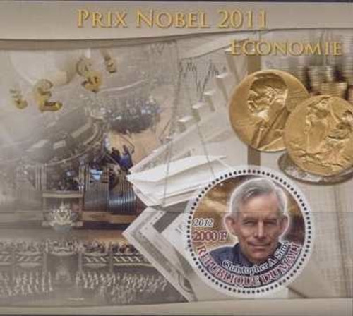 Mali - Economics Nobel Prize Winner - Mint Souvenir Sheet - 13H-317