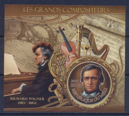 Mali - Composer Richard Wagner on Stamps - Mint Souvenir Sheet 13H-325