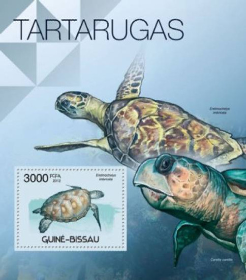 Guinea-Bissau - Turtles on Stamps - Mint Stamp Souvenir Sheet GB12318b