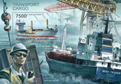 Burundi - Cargo Transports - Souvenir Stamp Sheet - 2J-391