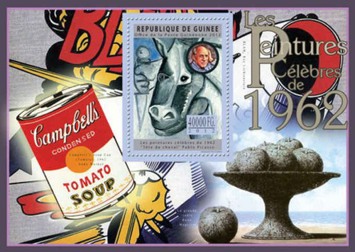 Guinea Republic - Art Celebrates 1962 - Souvenir Sheet - 7B-1963