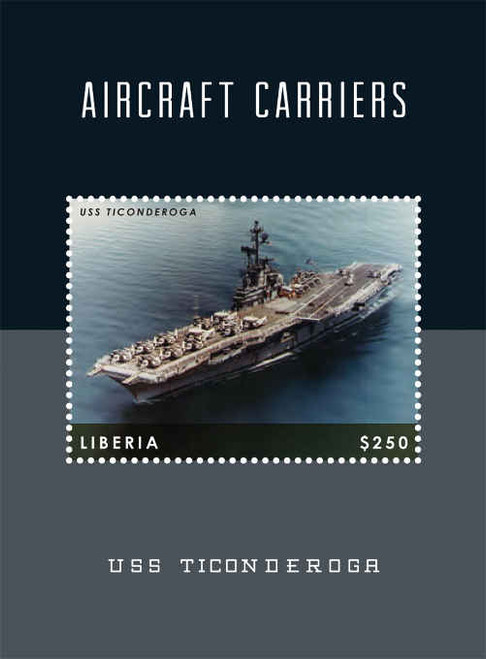 Liberia - Aircraft Carriers - Souvenir Sheet - LIB1225S