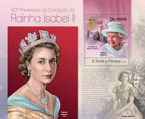 St. Thomas - Queen Elizabeth II - Souvenir Sheet - ST13113b