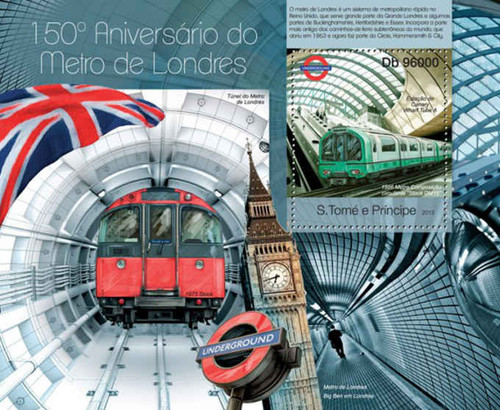 St. Thomas - Metro of London - Souvenir Sheet - ST13117b