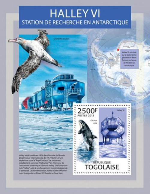 Togo - Halley VI Research Station - Souvenir Sheet - 20H-582