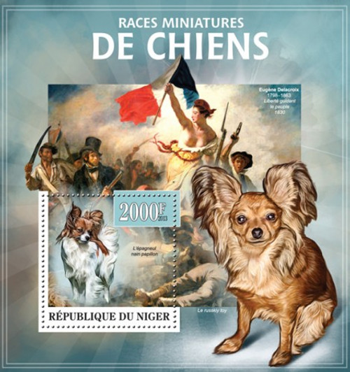 Niger - Mini Dog Breeds - Souvenir Sheet - 14A-141