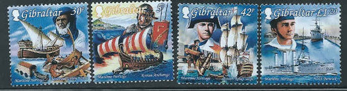 Gibraltar  1999 - Maritime Heritage  4 Stamp Set Scott #798-801