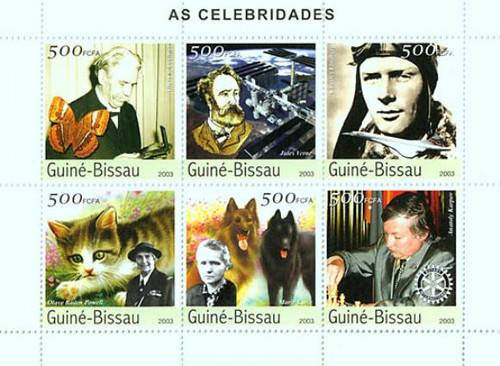 Guinea-Bissau - Celebrities on Stamps GB3503