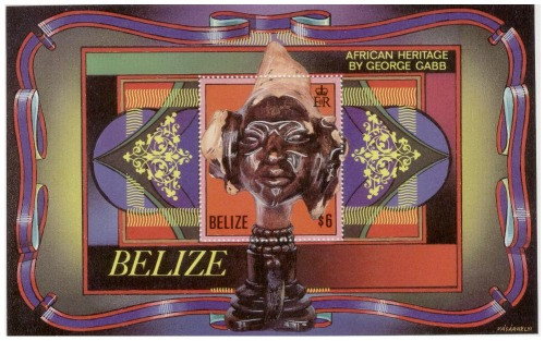 Belize - Woodcarving Souvenir Sheet MNH #867