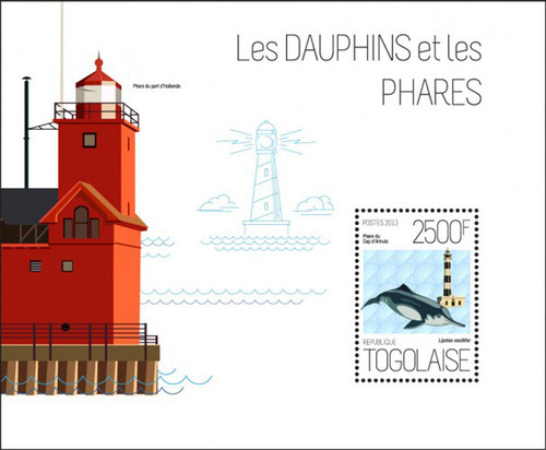 Togo - Lighthouses - Artrutx - Dolphins - Lipotes vexillifer - 20H-660