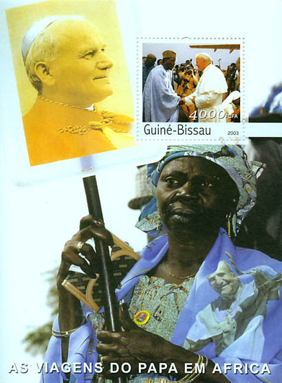 Guinea-Bissau - Pope's Travels In Africa GB3534