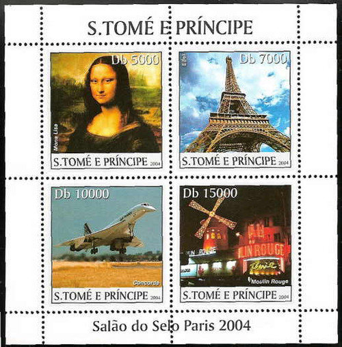 St Thomas & Prince - Paris On Stamps ST4203