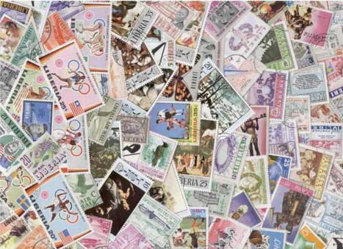 Liberia Stamp Collection - 100 Different Stamps