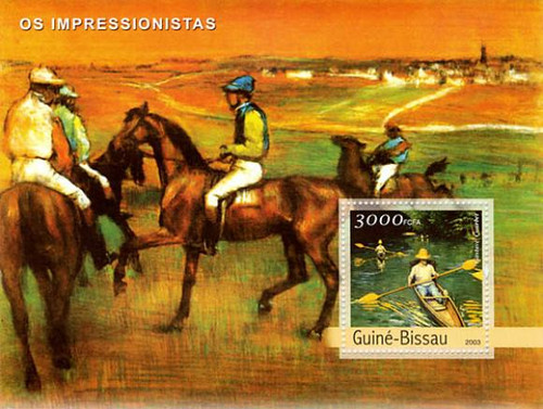 Guinea-Bissau - Courbet Paintings On Stamps GB3313