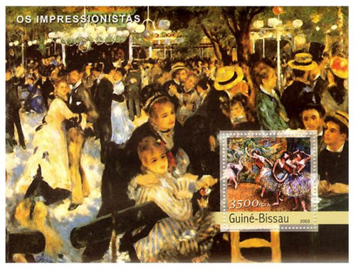 Guinea-Bissau - Degas Paintings On Stamps GB3316